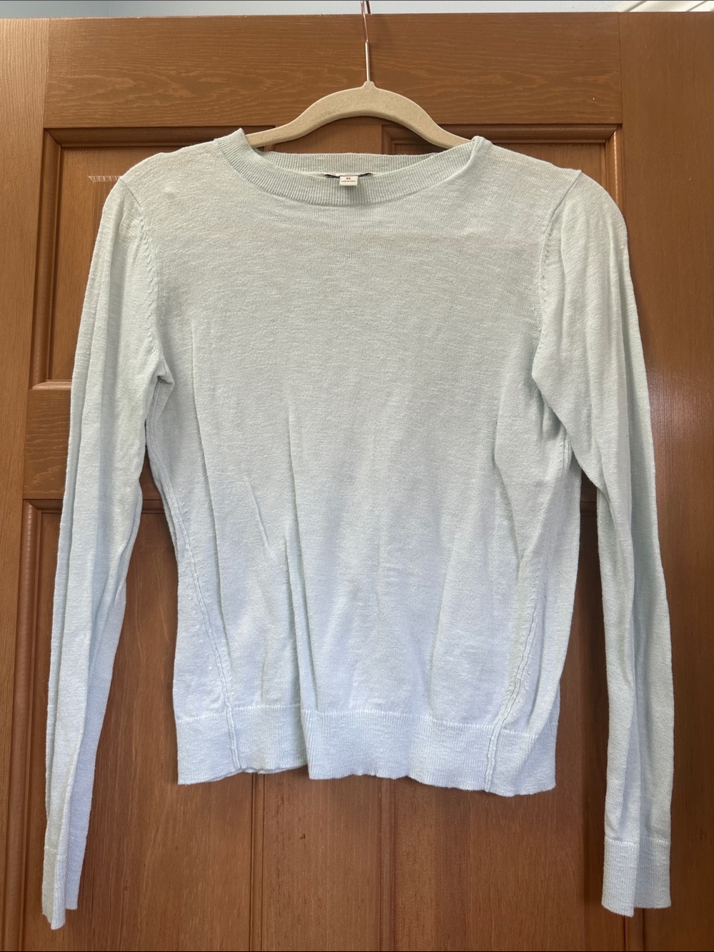 Vintage Gap - Light Blue Long Sleeve Knit Top - Women's Lightweight Sweater